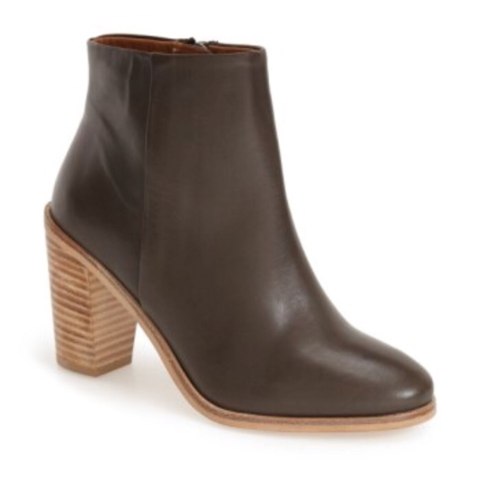 Dune London, Pema Bootie- Brown Khaki (size 38/7)
